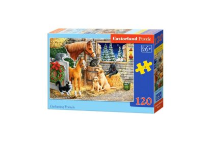 puzzle castorland gathering friends 120 piese 1