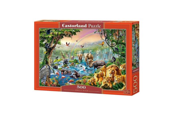 puzzle castorland jungle river 500 piese 1
