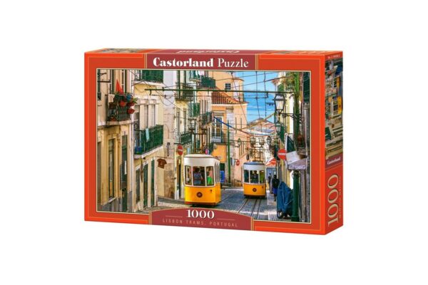 puzzle castorland lisbon trams portugal 1000 piese 104260 1