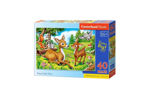 puzzle castorland maxi dear little deer 40 piese 1