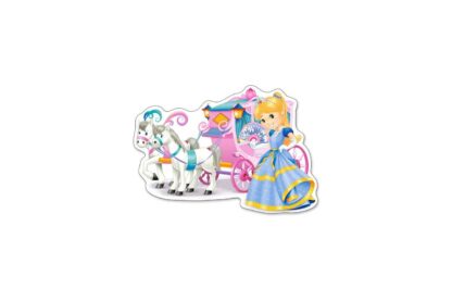 puzzle castorland maxi princess carriage 12 piese