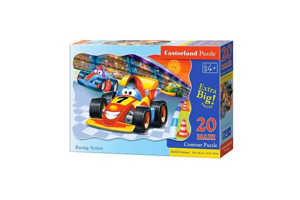 puzzle castorland maxi racing action 20 piese 1