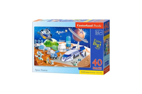puzzle castorland maxi space station 40 piese 1