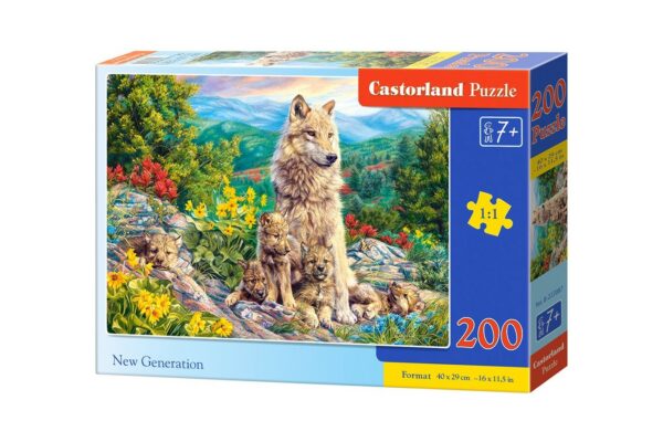 puzzle castorland new generation 200 piese 222087
