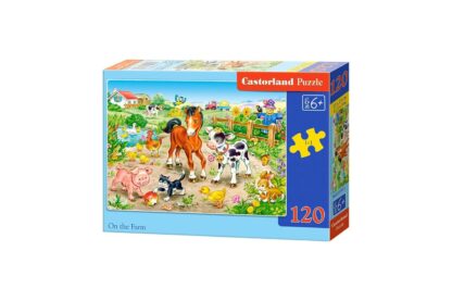 puzzle castorland on the farm 120 piese 1