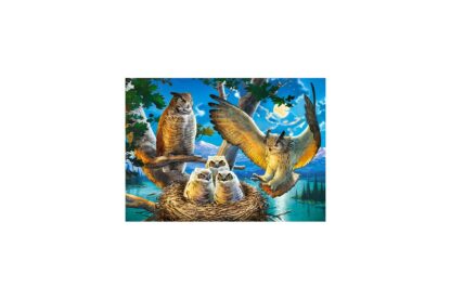 puzzle castorland owl family 180 piese 018437