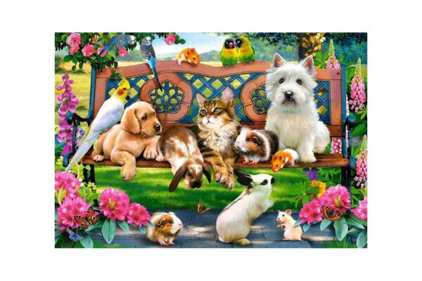 puzzle castorland pets in the park 1000 piese 104406