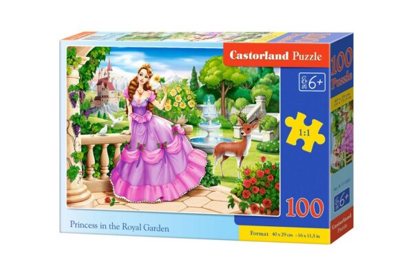 puzzle castorland princess in the royal garden 100 piese 111091
