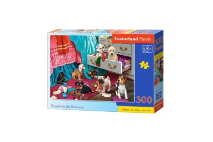 puzzle castorland puppies in the garden 300 piese 030392 1