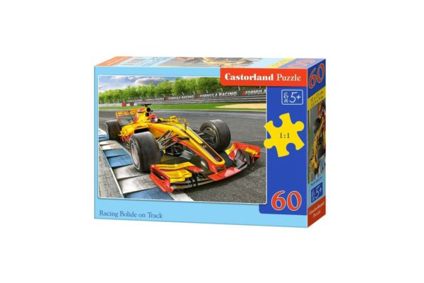 puzzle castorland racing bolide on track 60 piese 066179 1