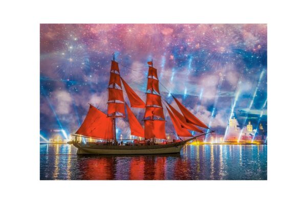 puzzle castorland red frigate 1000 piese 104482