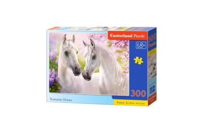 Puzzle Castorland - Romantic Horses, 300 piese (030378) - imagine 2