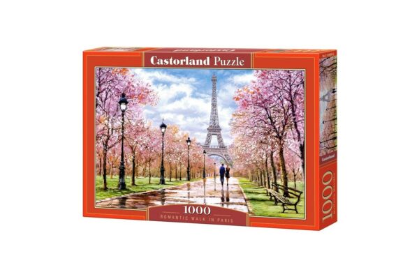 puzzle castorland romantic walk in paris 1000 piese 104369 1