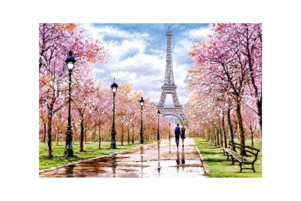 puzzle castorland romantic walk in paris 1000 piese 104369