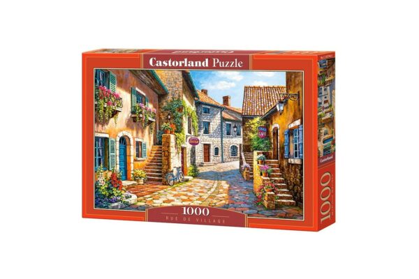 Puzzle Castorland - Rue De Vilage, 1000 Piese - imagine 2