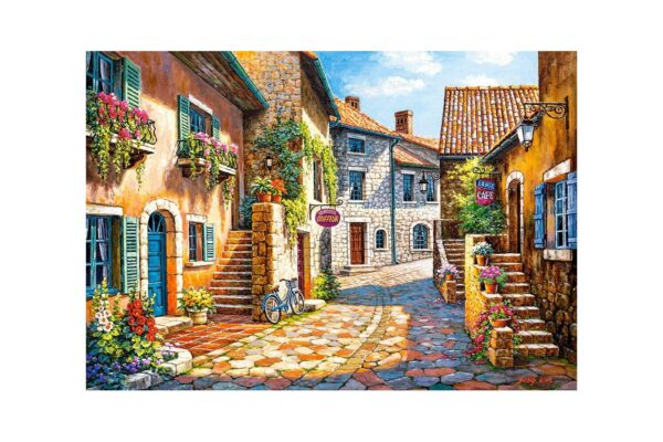 puzzle castorland rue de vilage 1000 piese