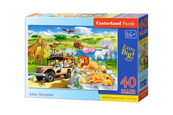 puzzle castorland safari adventure 40 piese 040322