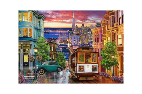 puzzle castorland san francisco trolley 500 piese 53391