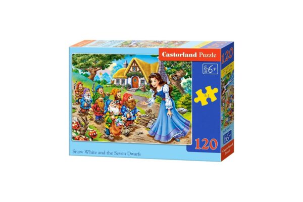 puzzle castorland snow white and the seven dwarfs 120 piese 1