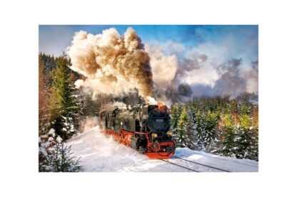 puzzle castorland steam train 1000 piese