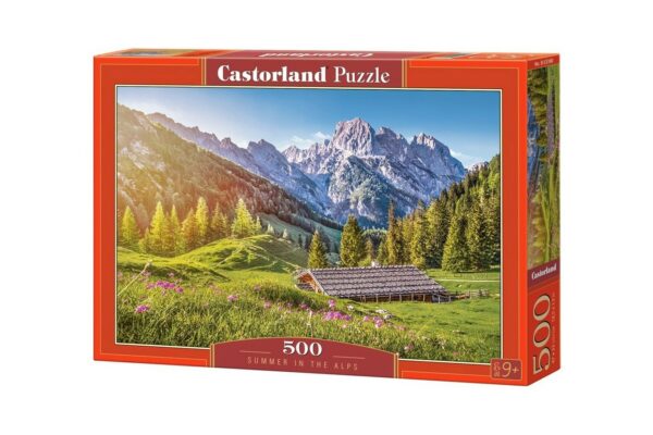puzzle castorland summer in the alps 500 piese 53360 1