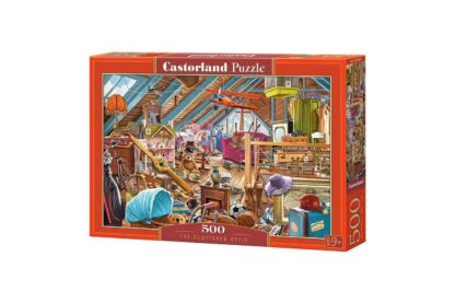 puzzle castorland the cluttered attic 500 piese 53407 1