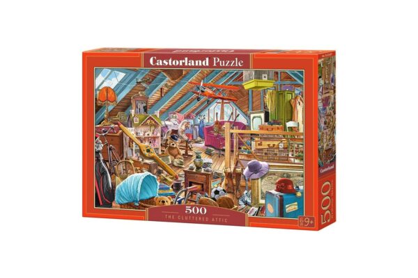 puzzle castorland the cluttered attic 500 piese 53407 1