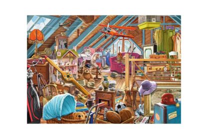 puzzle castorland the cluttered attic 500 piese 53407