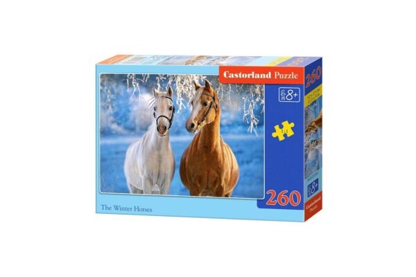 puzzle castorland the winter horses 260 piese 1