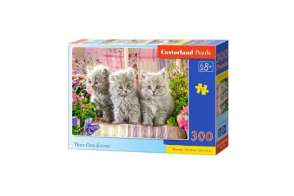 puzzle castorland three grey kittens 300 piese 030330 1