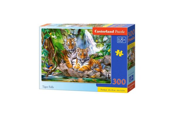 puzzle castorland tiger falls 300 piese 030385 1