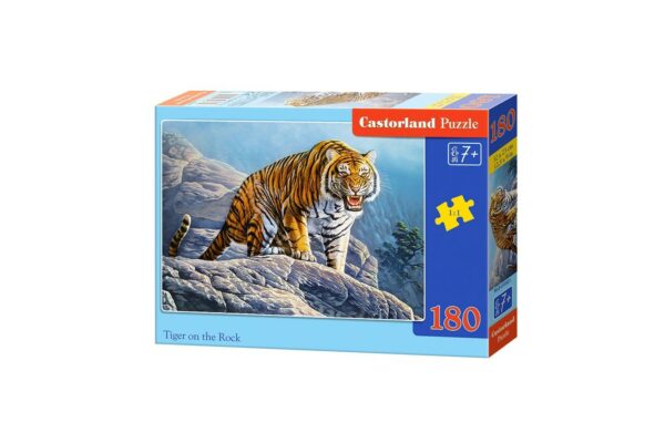puzzle castorland tiger on the rock 180 piese 018451 1