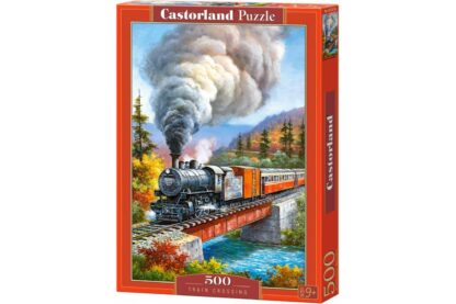 puzzle castorland train crossing 500 piese 53216 1