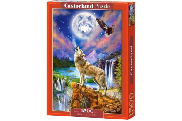 puzzle castorland wolf s night 1500 piese 151806 1