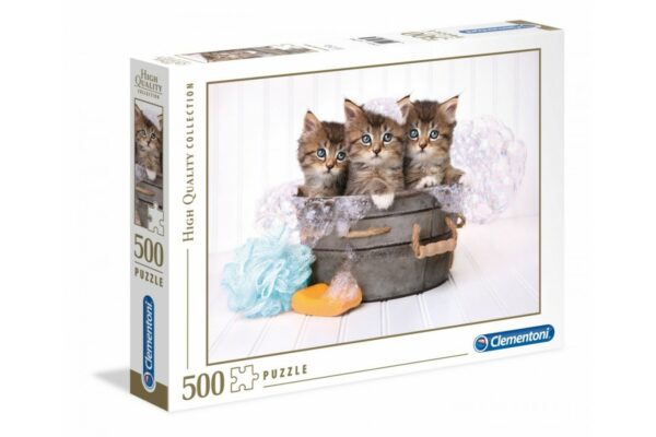 puzzle clementoni kittens 500 piese 35065 1