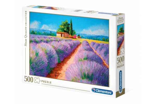 puzzle clementoni lavender scent 500 piese 35073 1