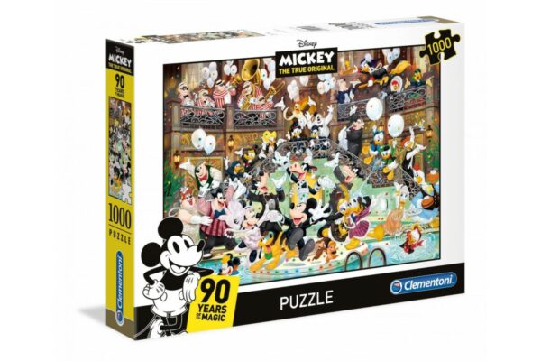 puzzle clementoni mickey 90 years of magic 1000 piese 39472 1