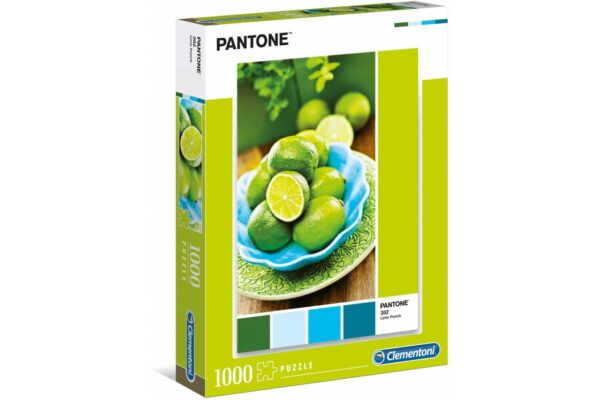 Puzzle Clementoni - Pantone - Juicy Limes, 1.000 piese (39492) - imagine 2