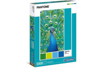 puzzle clementoni pantone peacock blue 1000 piese 39495 1