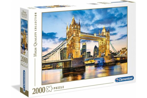 puzzle clementoni tower bridge at dusk 2000 piese 32563 1