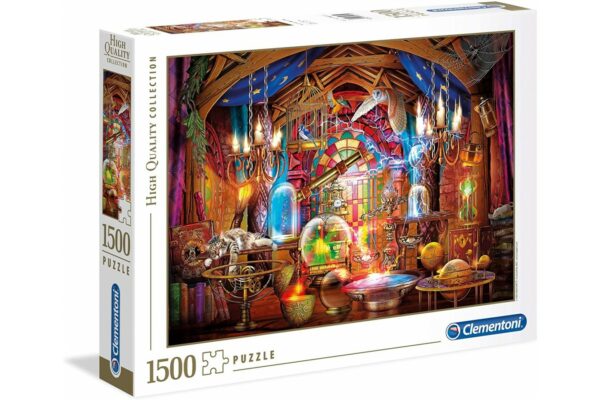 Puzzle Clementoni - Wizards Workshop, 1500 piese (31813) - imagine 2