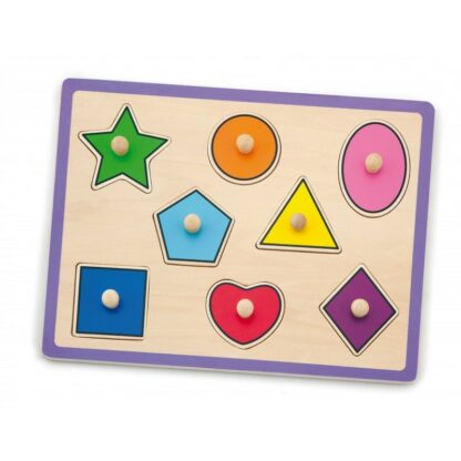 puzzle cu maner forme geometrice 1