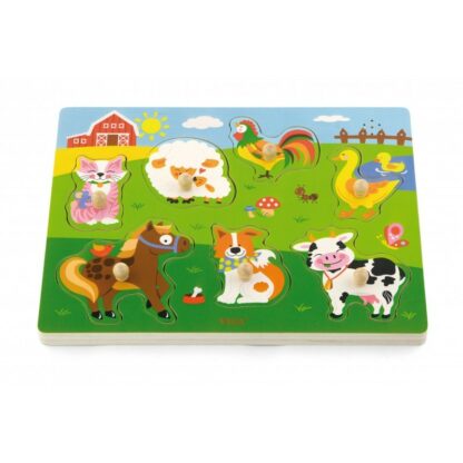 puzzle cu sunete animale