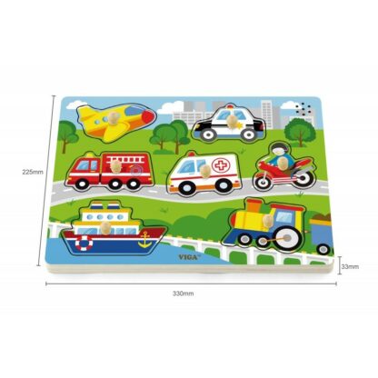 puzzle cu sunete mijloace de transport 4