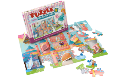 puzzle cu surprize castel 2450 8573