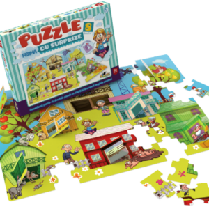 Puzzle cu surprize, ferma