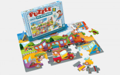 puzzle cu surprize vehicule 2449 8302