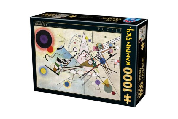 puzzle d toys vassily kandinsky composition 8 1000 piese dtoys 75918