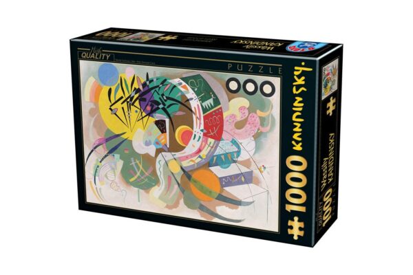 puzzle d toys vassily kandinsky dominant curve 1000 piese dtoys 75925 1