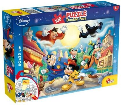 puzzle de colorat mickey detectivul 108 piese